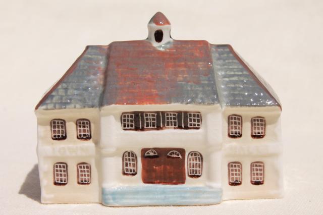 photo of Suffolk cottages / John Putnam vintage china village houses cottage ware miniatures #14