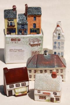 catalog photo of Suffolk cottages / John Putnam vintage china village houses cottage ware miniatures