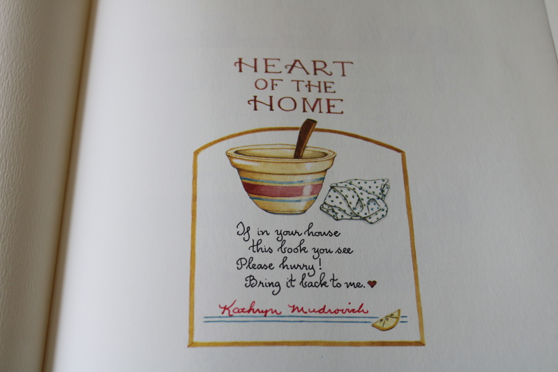 photo of Susan Branch Heart of the Home cook book hand lettered recipes, frameable kitchen wall art  #2
