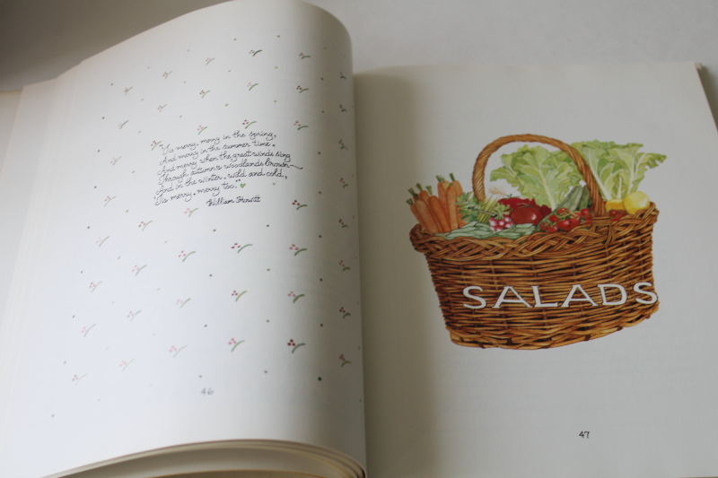 photo of Susan Branch Heart of the Home cook book hand lettered recipes, frameable kitchen wall art  #4