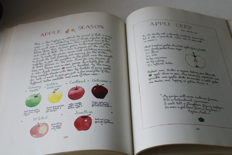 photo of Susan Branch Heart of the Home cook book hand lettered recipes, frameable kitchen wall art  #6