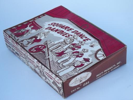 photo of Syroco Orna wood type composition square dancer figurines, vintage Multi Products #7