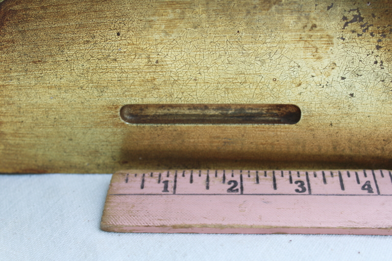 photo of Syroco gold plastic wall bracket shelves pair, ornate rococo scrolls vintage french country style  #2