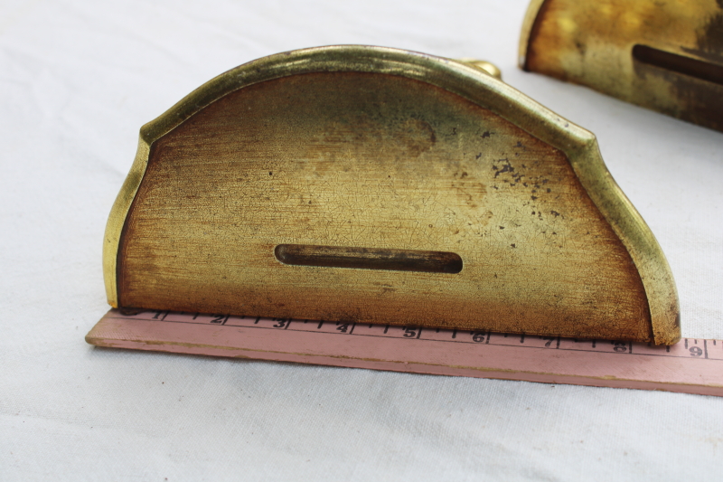 photo of Syroco gold plastic wall bracket shelves pair, ornate rococo scrolls vintage french country style  #12