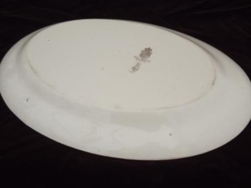 photo of T & R Boote Lahore antique painted transferware china, huge platter #3