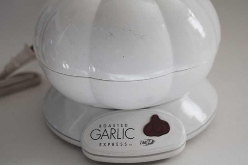 photo of TagCo Roasted Garlic Express garlic shaped electric roaster, clean never used complete  #2