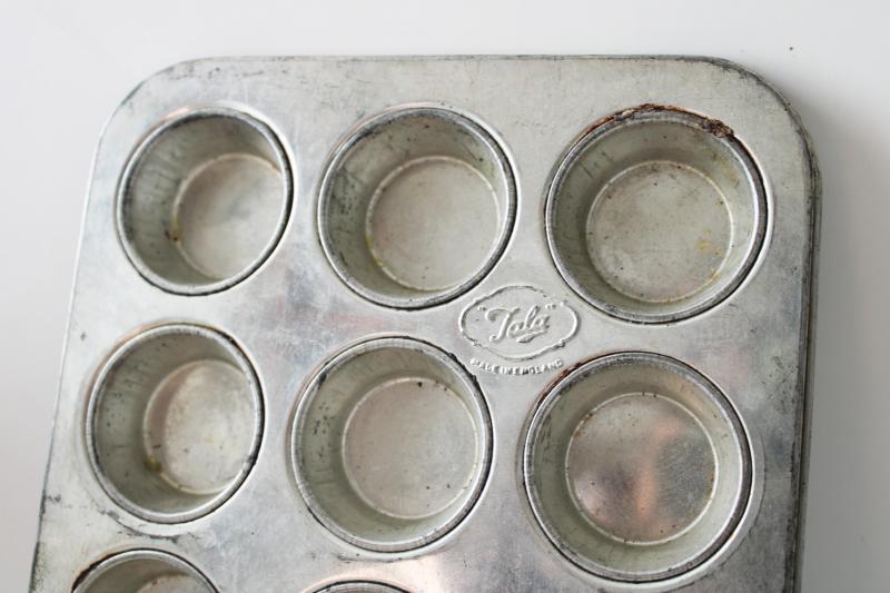 photo of Tala brand made in England baking pan for fairy cakes, mini cupcakes or American muffins #2