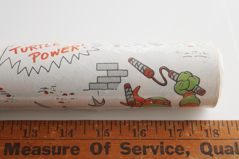 photo of Teenage Mutant Ninja Turtles TMNT 1990s vintage Rubbermaid Con-Tact contact paper sealed roll #5