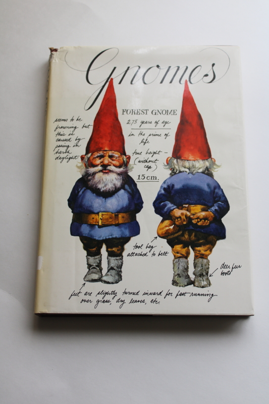 photo of The Book of Gnomes 70s vintage signed copy Wil Huygen & Rien Poortvliet  #1