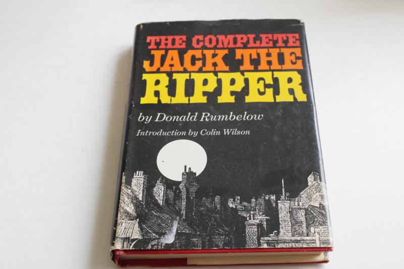photo of The Complete Jack the Ripper 1970s book w/ macabre photos, true crime vintage horror #1