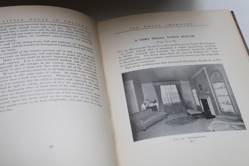photo of The House Improved, 1930s vintage English remodeling design book from Country Life Homes & Gardens editor #8