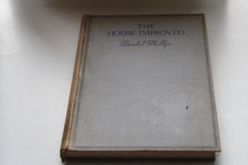 catalog photo of The House Improved, 1930s vintage English remodeling design book from Country Life Homes & Gardens editor