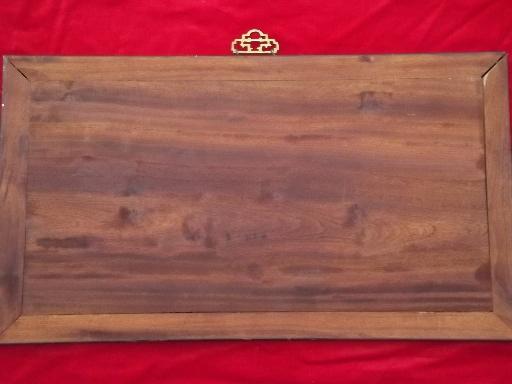 photo of The Last Supper vintage carved wood picture, 23 1/2 inches long in frame #3