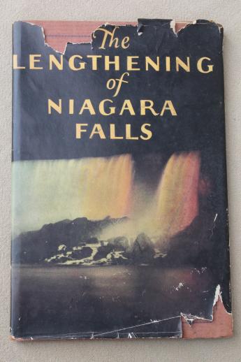 photo of The Lengthening of Niagara Falls, early photos aerial views of the falls, electric power plant #1