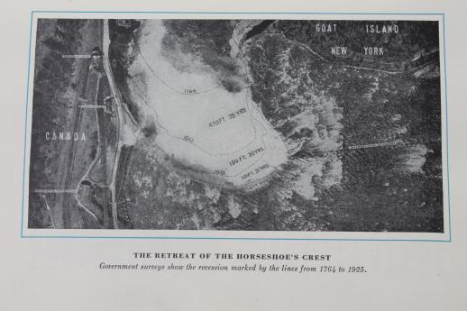 photo of The Lengthening of Niagara Falls, early photos aerial views of the falls, electric power plant #7