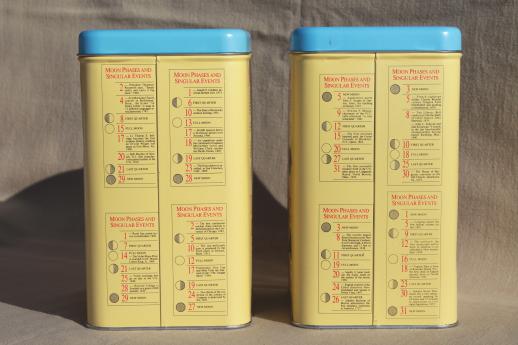 photo of The Old Farmer's Almanac metal canisters, garden or kitchen canister set #8