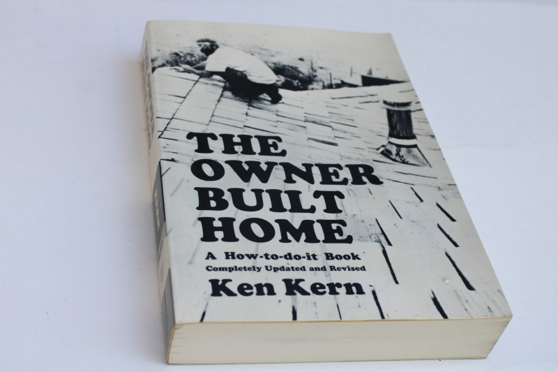 photo of The Owner Built Home, Ken Kerns vintage book house building design & construction  #1