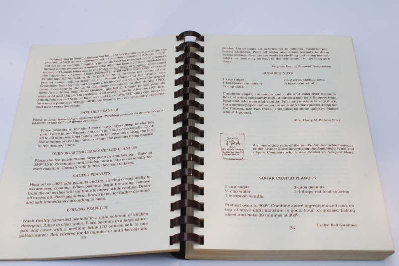 photo of The Smithfield Cookbook, regional recipes ham crabs etc from rural Virginia Chesapeake Bay area  #4
