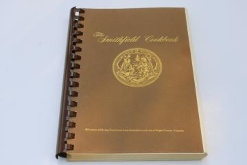 catalog photo of The Smithfield Cookbook, regional recipes ham crabs etc from rural Virginia Chesapeake Bay area 