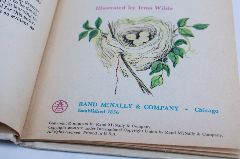 photo of The Sparrow's Nest 1969 vintage Start Right Elf Book Rand McNally early reader  #3