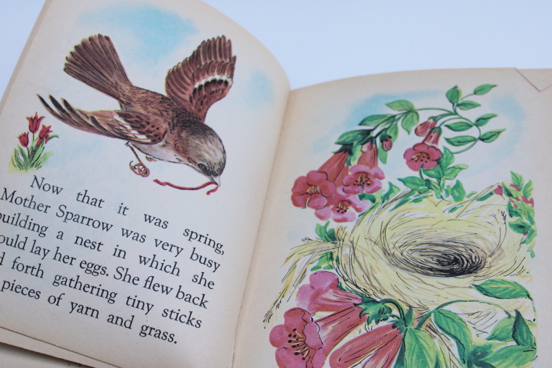photo of The Sparrow's Nest 1969 vintage Start Right Elf Book Rand McNally early reader  #4