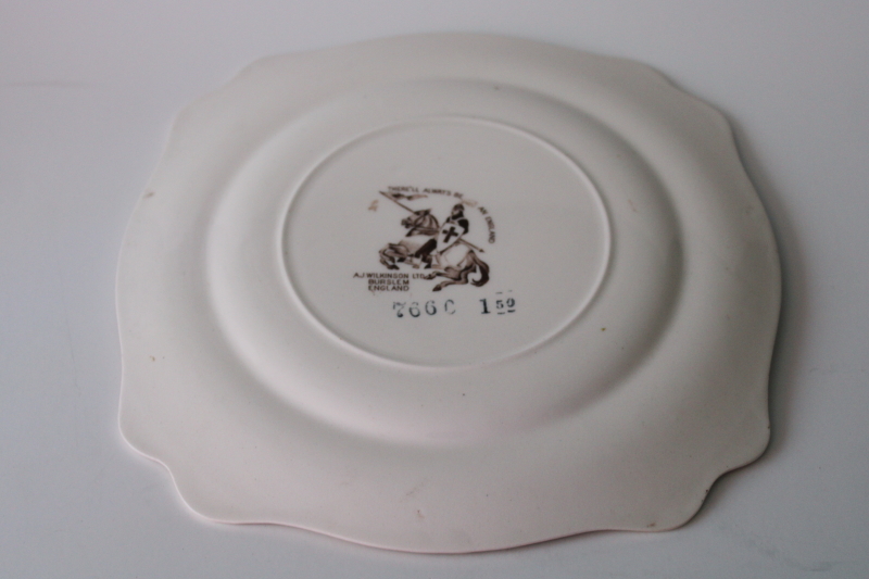 photo of There'll Always Be An England vintage china plate 1953 Coronation of Queen Elizabeth II portrait  #6