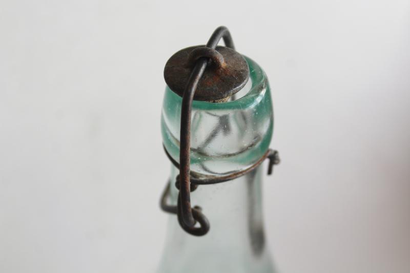 photo of This Bottle Not To Be Sold vintage bail lid embossed glass bottle #2