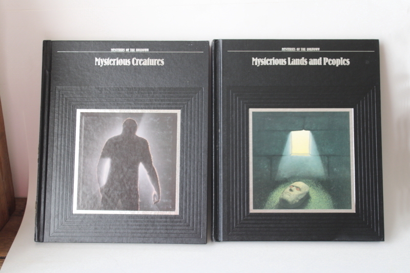 photo of Time Life Mysteries of the Unknown unexplained occult lot of 2 books mysterious creatures, mysterious lands  #1