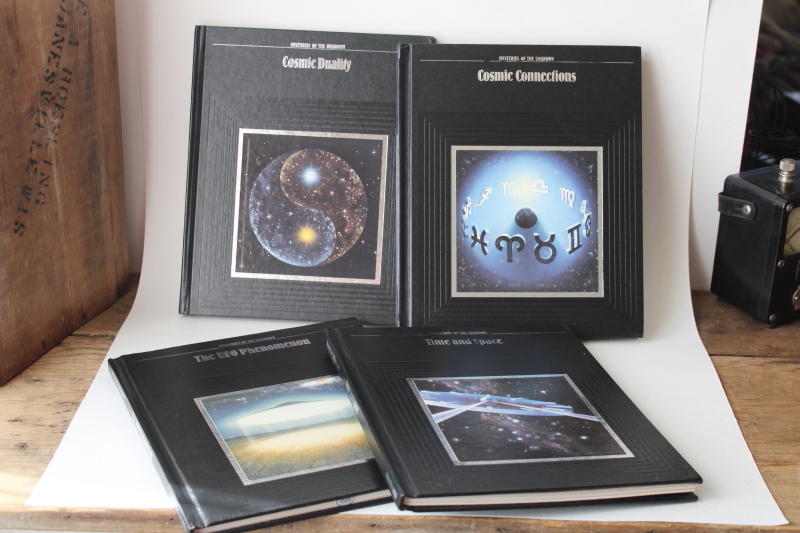 photo of Time Life Mysteries of the Unknown unexplained occult lot of 4 books cosmic time & space, UFOs  #1