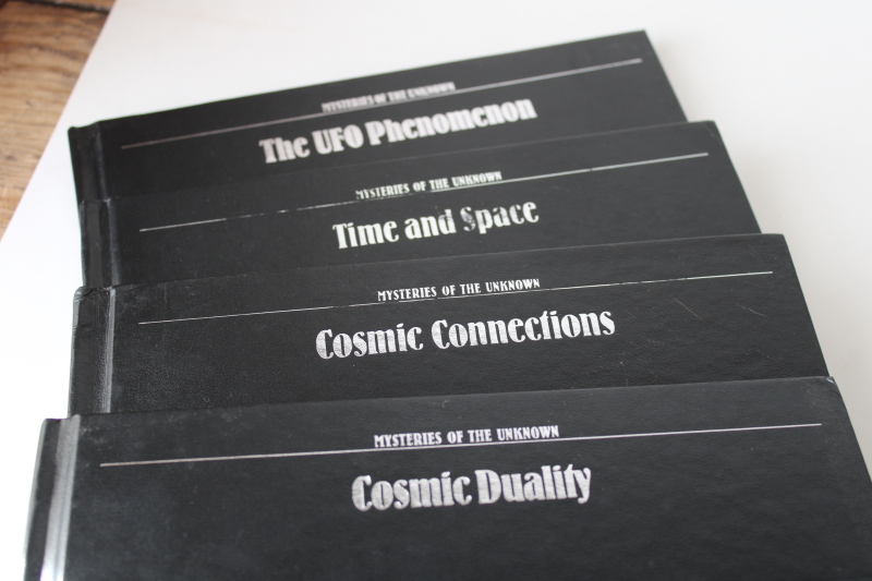 photo of Time Life Mysteries of the Unknown unexplained occult lot of 4 books cosmic time & space, UFOs  #2