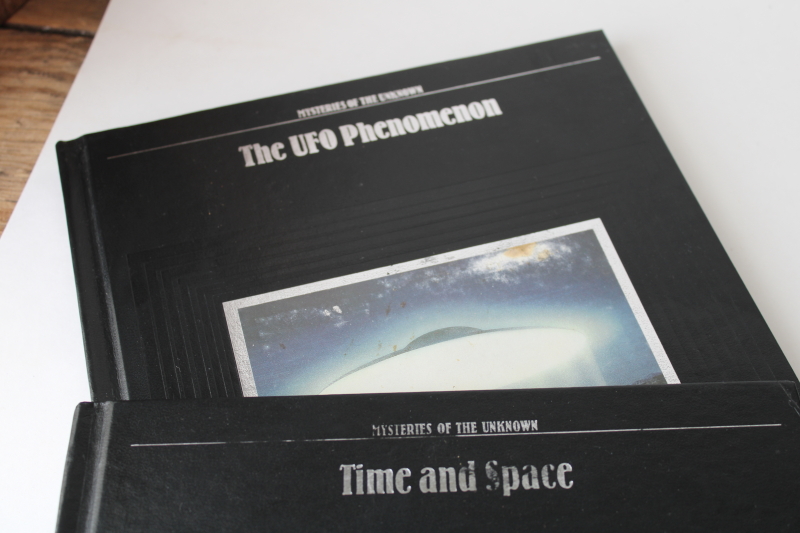 photo of Time Life Mysteries of the Unknown unexplained occult lot of 4 books cosmic time & space, UFOs  #3