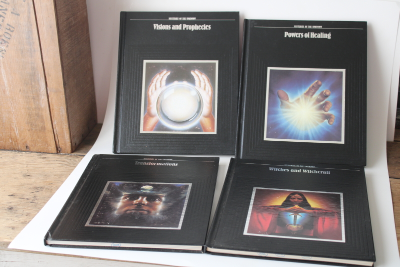 photo of Time Life Mysteries of the Unknown unexplained occult lot of 4 books witches witchcraft, visions, healing  #1