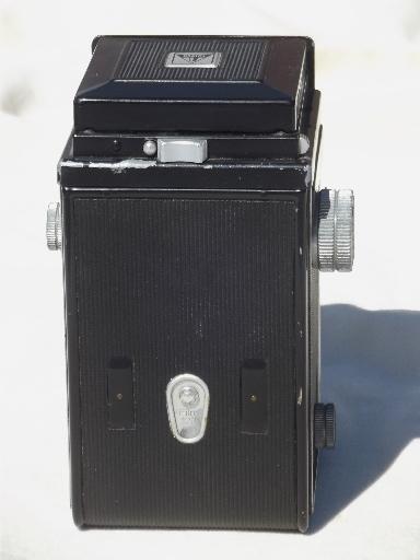 photo of Tower Reflex camera with ISCO lenses, vintage 1930s TLR film camera, Germany #7