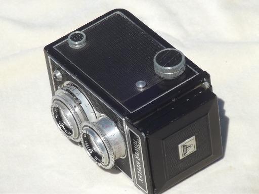 photo of Tower Reflex camera with ISCO lenses, vintage 1930s TLR film camera, Germany #9