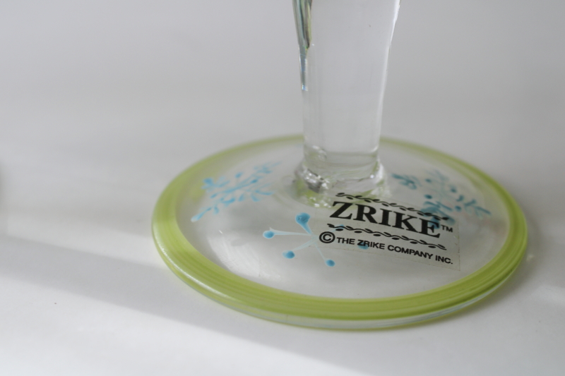 photo of Tracy Porter Sweet Tidings Christmas holly hand painted holiday water goblets or wine glasses #4