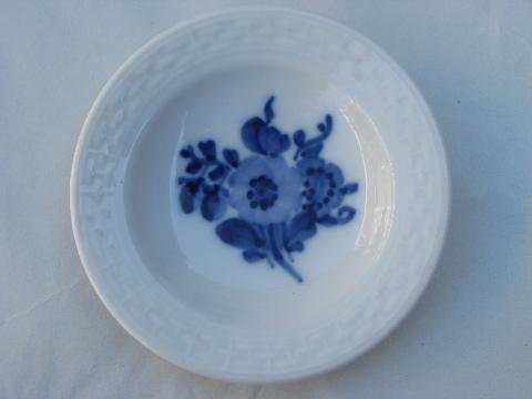 photo of Tranquebar blue and white flower Royal Copenhagen china plates and dish #2