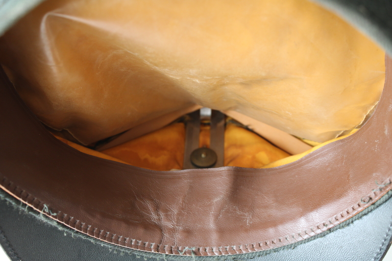 photo of US Army military uniform hat w/ insignia, enlisted service cap, cold war or Vietnam vintage  #4