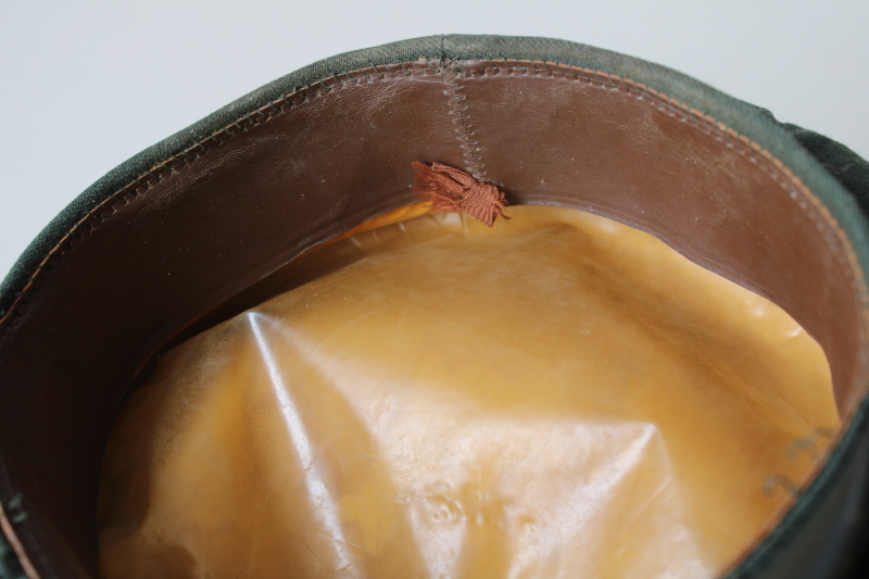 photo of US Army military uniform hat w/ insignia, enlisted service cap, cold war or Vietnam vintage  #5