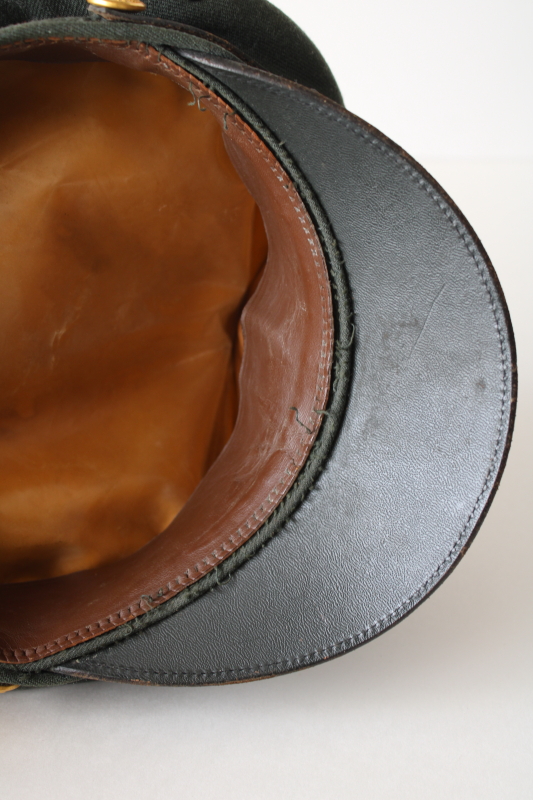 photo of US Army military uniform hat w/ insignia, enlisted service cap, cold war or Vietnam vintage  #7