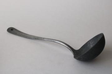 catalog photo of US Zone Germany 1940s post war vintage soup ladle WWII historical reenactor camp cookware 