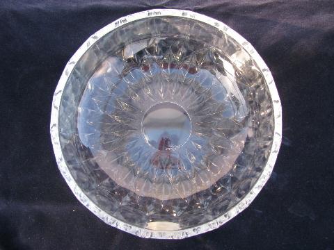 photo of Val St Lambert label, signed crystal glass bowl #2