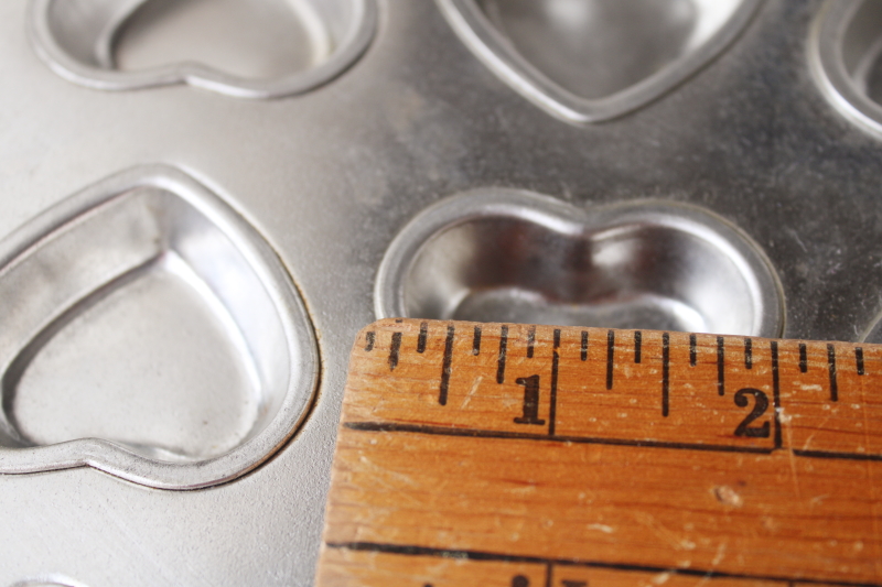 photo of Valentine mini hearts sturdy steel candy molds or baking pans  #3