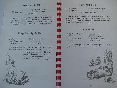 photo of Vermont maple syrup recipes, 1950s vintage cookbook #3