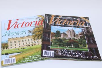 catalog photo of Victoria magazines 2024 2025 back issues September October England Scotland 