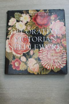 catalog photo of Victorian needlework charted needlepoint designs Berlin work type florals vintage book