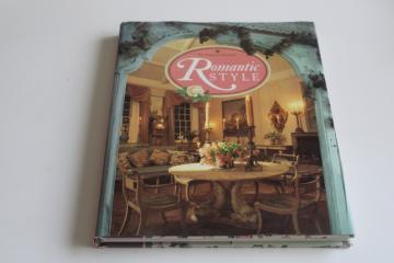 catalog photo of Victoria's Secret Romantic Style 1990 vintage English country home decor book 