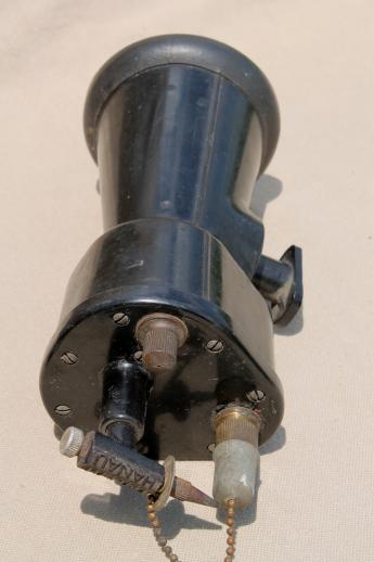 photo of Vintage 1930s Hanau dental blowtorch, black bakelite dentist tool w/ US patent 1755216 #7