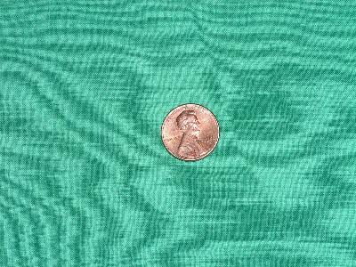 photo of 1930's cotton quilting fabric, jadite green #1