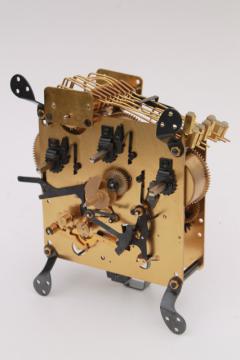 catalog photo of Vintage Howard Miller mechanical  clock movement for repair / parts West Germany