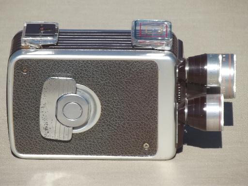 photo of Vintage Kodak Brownie 8mm movie camera with 3 lens turret #3